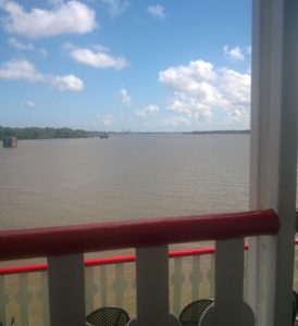 The mighty Mississippi, looking downstream.